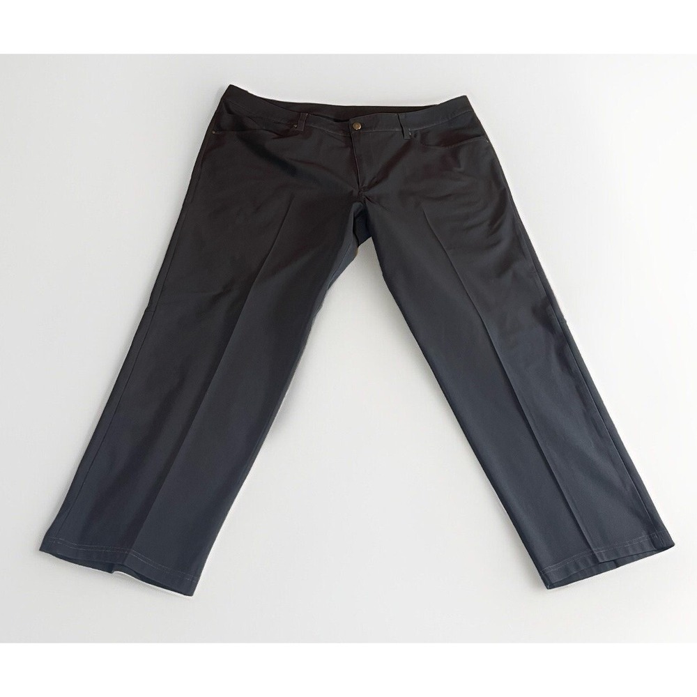 Lululemon Pants Mens 40x27‎ Black Commission Classic Warpstreme Athleisure EUC